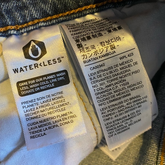 Levis 501 high waisted shorts. 29 - Picture 6 of 6